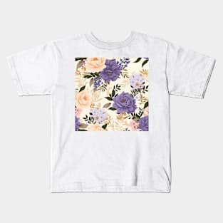 Wedding Flowers Pattern 8 Kids T-Shirt